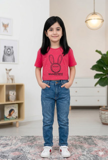 کراپ دخترانه خرگوشی سایز ۵۰ و ۵۵ کد ۱۲۹۳